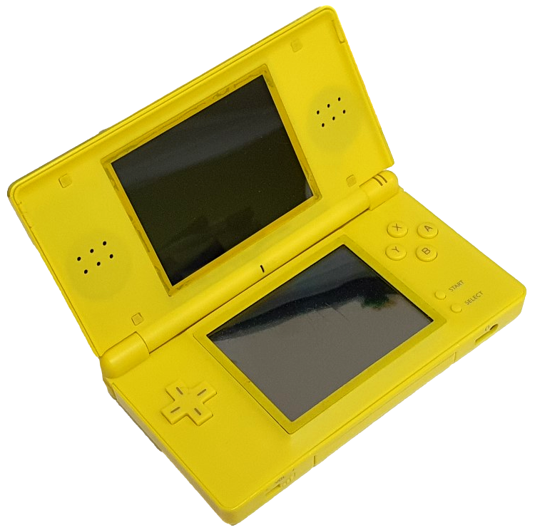 Nintendo DS Lite Yellow Pikachu Retrofit + USB Charger (Pre-Owned)