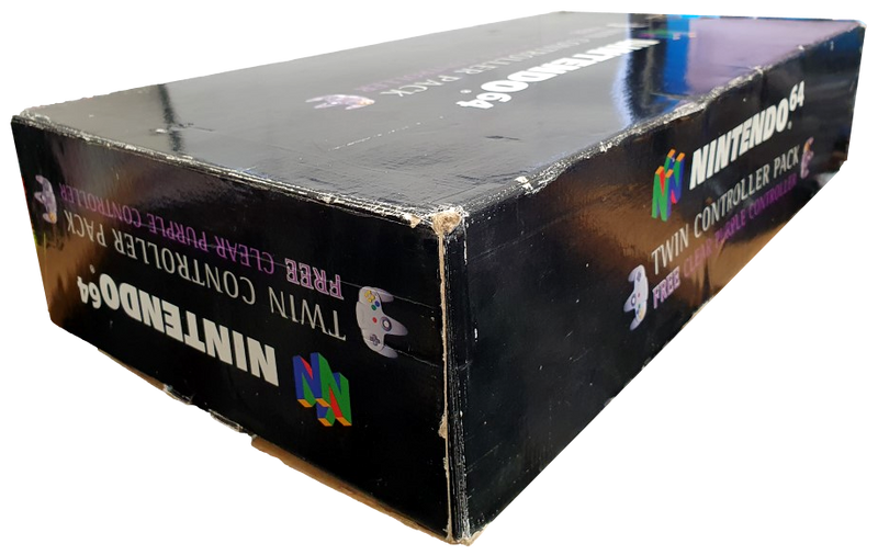 Nintendo 64 Console Twin Controller Pack In Original Box (Pre-Owned)