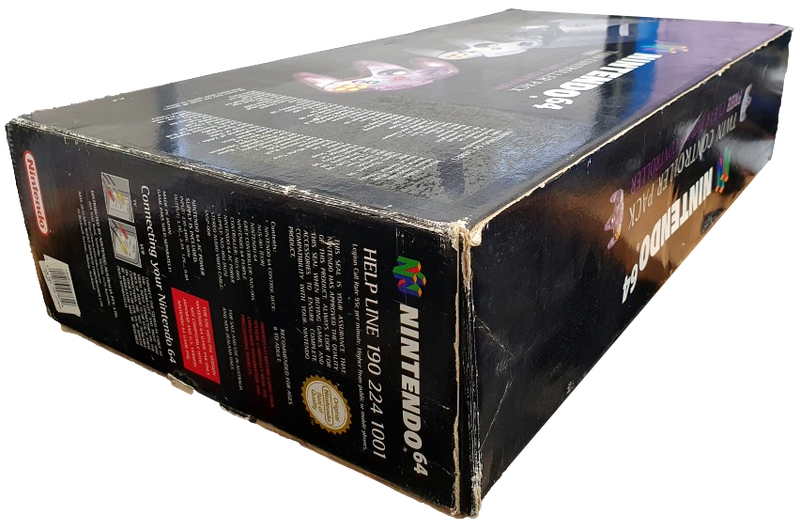 Nintendo 64 Console Twin Controller Pack In Original Box (Pre-Owned)