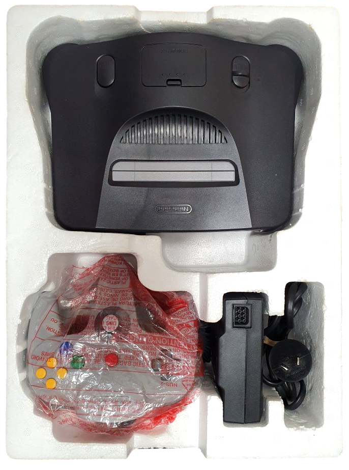 Nintendo 64 Console Twin Controller Pack In Original Box (Pre-Owned)