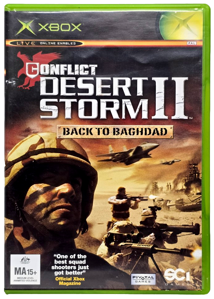 Conflict Desert Storm II Back To Baghdad Xbox Original PAL *No Manual* (Preowned)