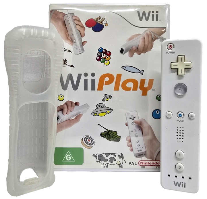 Wii Play + Wii Remote Bundle Nintendo Wii PAL *Boxed* Wii U Compatible (Pre-Owned)