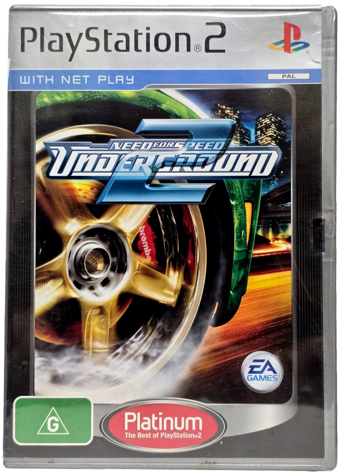 Need For Speed Underground 2 PS2 (Platinum) PAL *Complete* (Preowned)