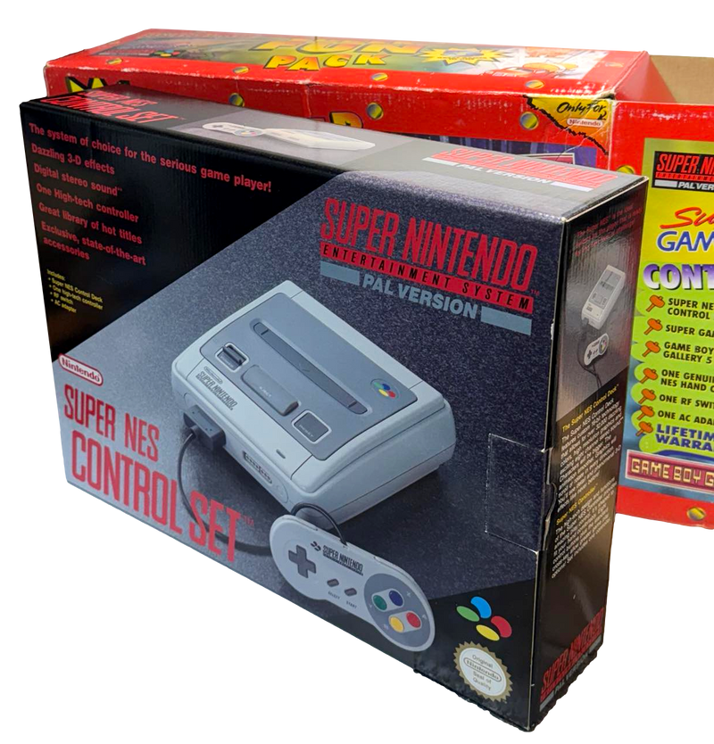 Super Fun Pack Game Boy Gallery Super Nintendo Console Big Box SNES PAL Rare (Preowned)