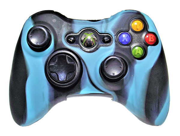 Silicone Cover For XBOX 360 Controller Case Skin Cool Designs Extra Grip Camo