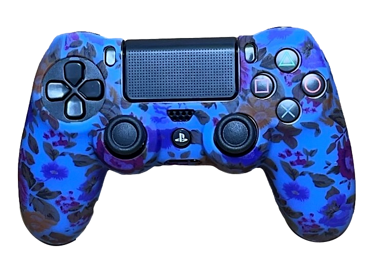 Silicone Cover For PS4 Controller Case Skin Cool Designs Extra Grip Customised