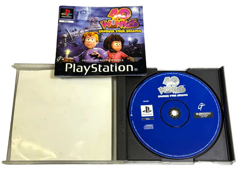 40 Winks Conquer Your Dreams PS1 PS2 PS3 PAL *Complete* (Preowned)