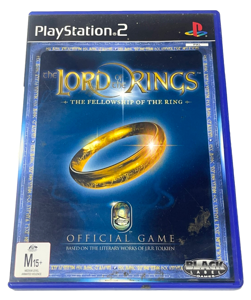 The Lord of the Rings The Fellowship of the Ring Sony PS2 PAL *Complete* (Preowned)