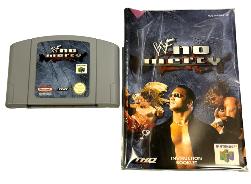WWF No Mercy Nintendo 64 N64 PAL with Manual (Preowned)