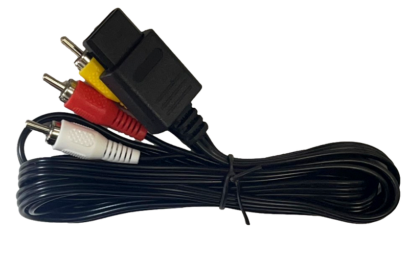Nintendo SNES, N64 Gamecube AV Cord Cable Leads Replacement RCA Genuine OriginalN64 (Preowned)