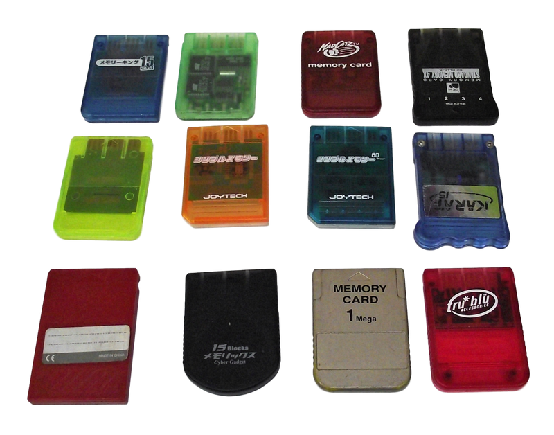 Genuine Sony PS1 Memory Card PlayStation 1 1mb SCPH 1020 Dropdown Selection (Preowned)