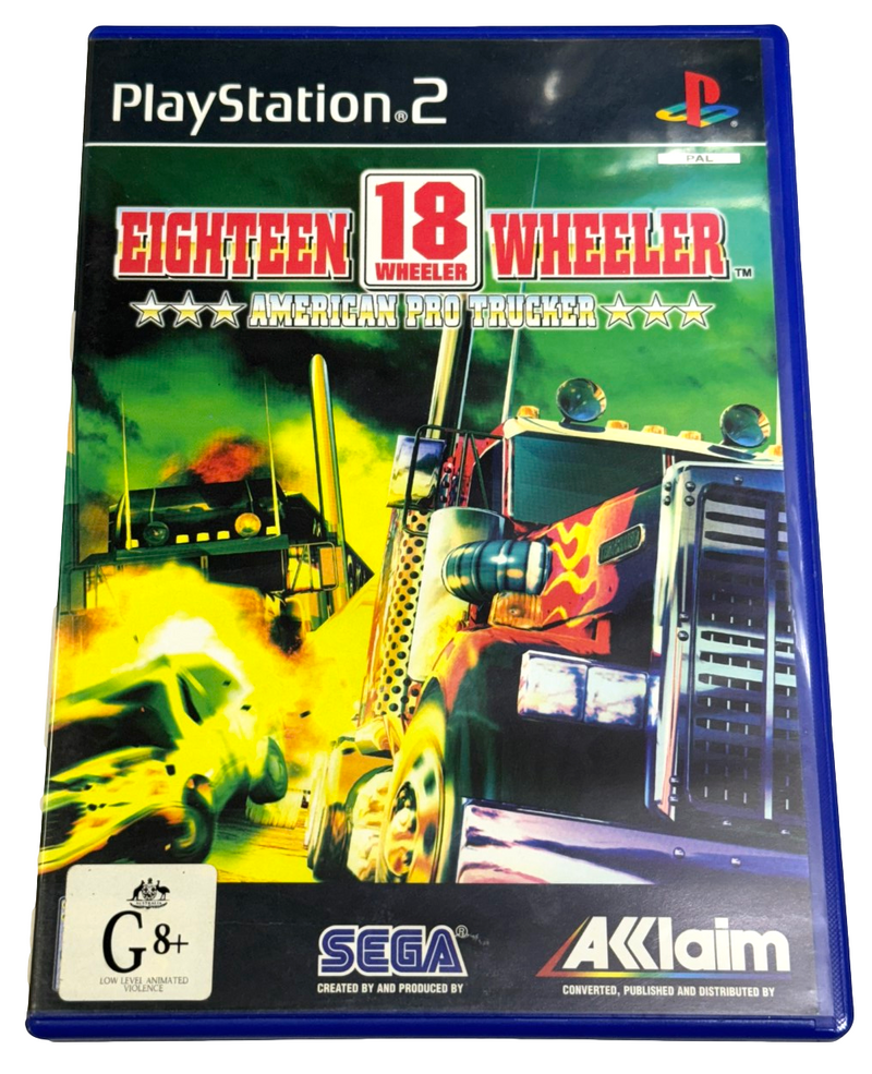 Eighteen 18 Wheeler American Pro Trucker PS2 PAL *Complete* (Preowned)