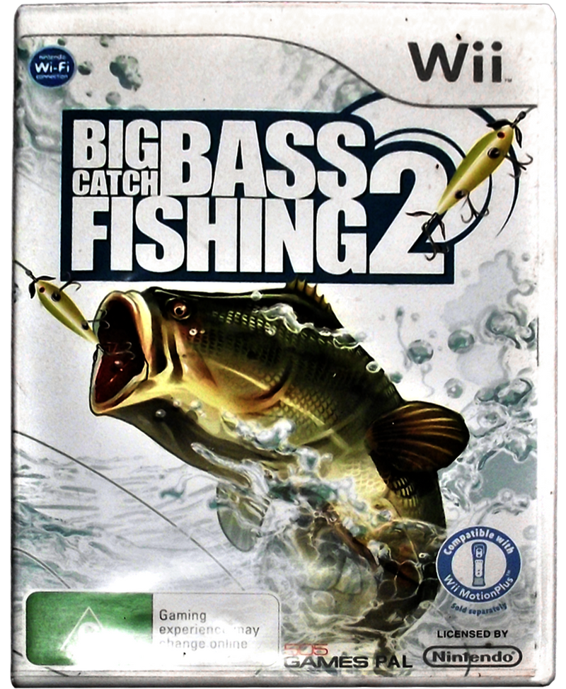 Big Catch Bass Fishing 2 Nintendo Wii PAL *Complete* Wii U Compatible (Pre-Owned)