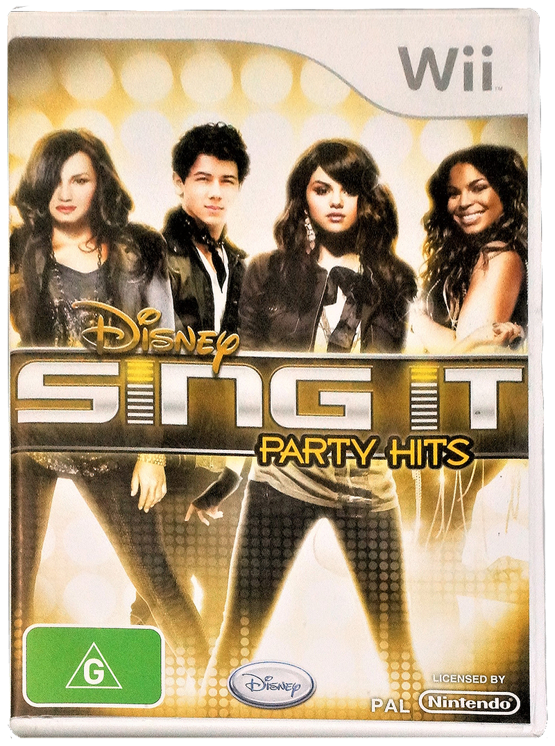 Disney Sing It Party Hits Nintendo Wii PAL *Complete* Wii U (Pre-Owned)