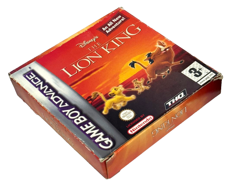 The Lion King Nintendo Gameboy Advance GBA *No Manual* Boxed (Preowned)