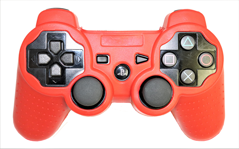 Silicone Cover For PS3 Controller Case Skin Cool Designs Extra Grip
