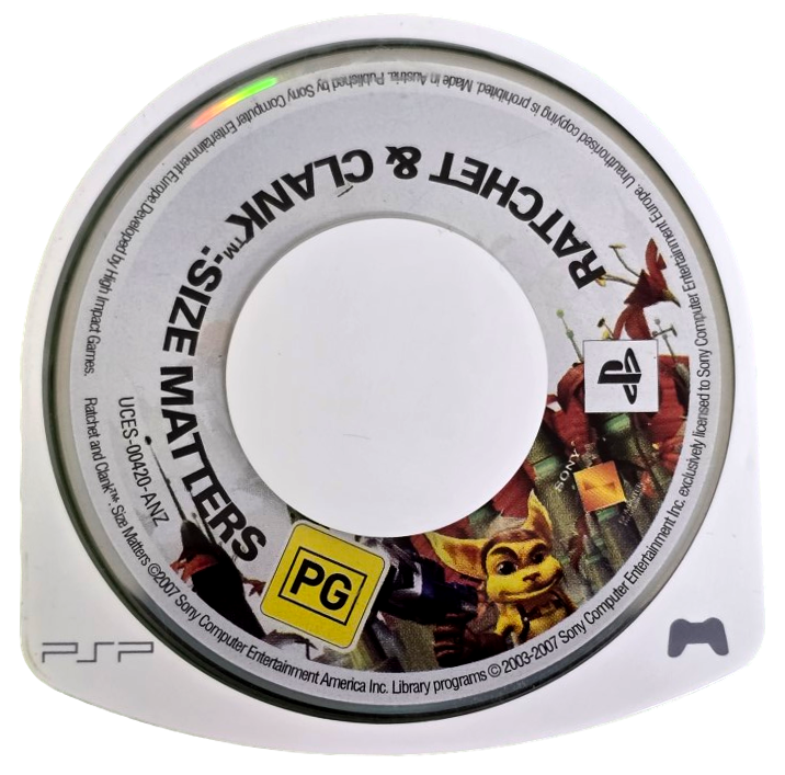 Ratchet & Clank Size Matters PSP Game Disc Only (Preowned)