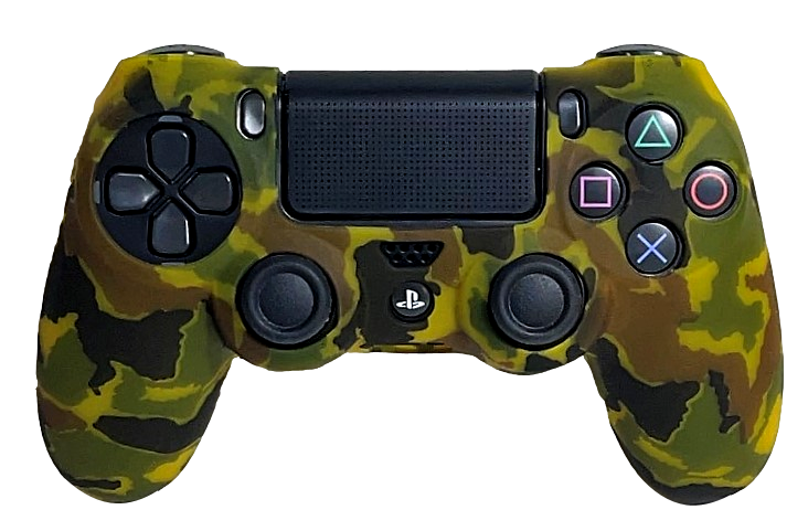 Silicone Cover For PS4 Controller Case Skin Cool Designs Extra Grip Customised