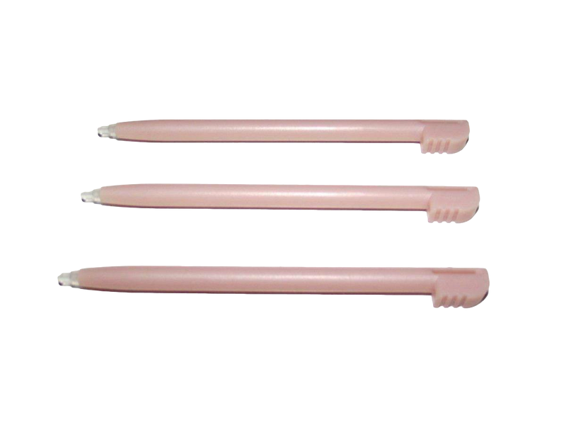 3 x Light Pink Touch Screen Stylus Nintendo DS Lite