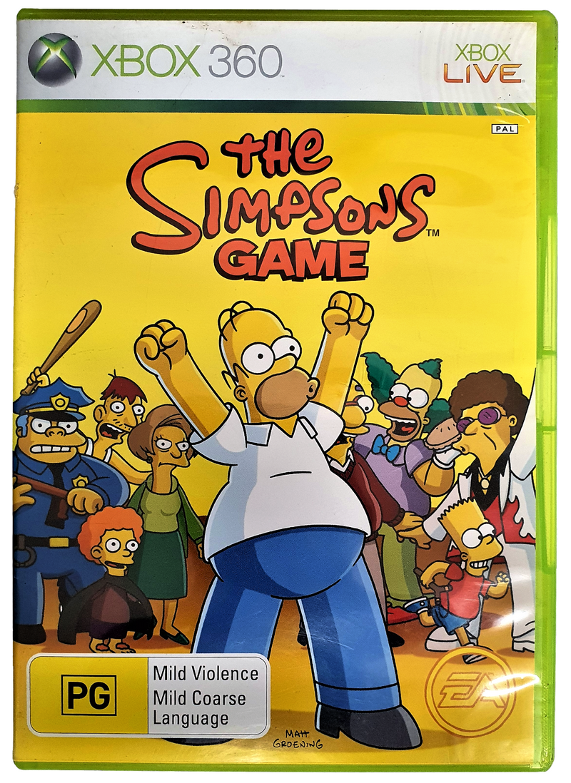 The Simpsons Game XBOX 360 PAL (Preowned)