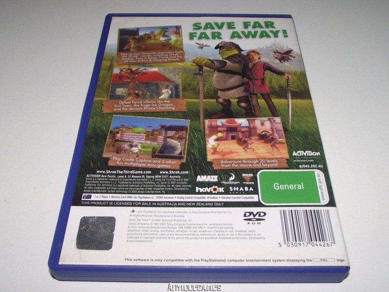Shrek the Third PS2 PAL *No Manual* (Preowned)