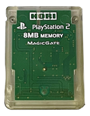 Hori Magic Gate PS2 Memory Card PlayStation 2 8MB