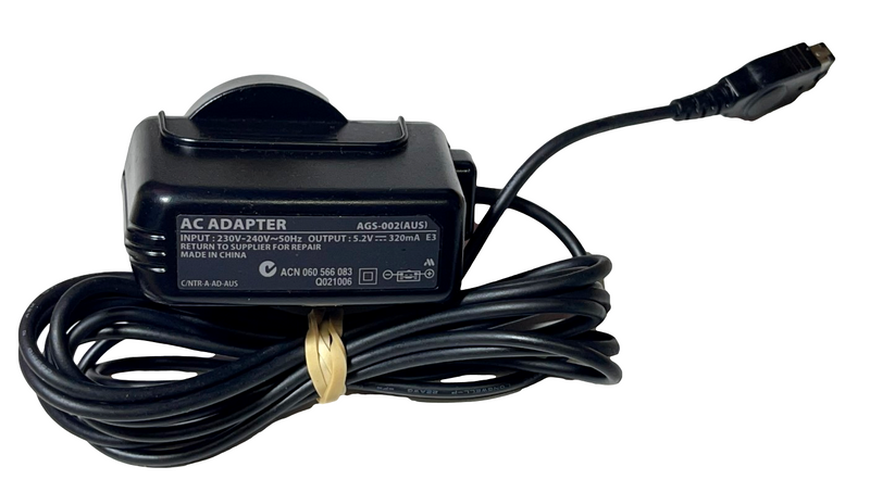 Genuine Wall Charger for Nintendo Gameboy Advance SP AU Plug AGS-002 Power (Preowned)