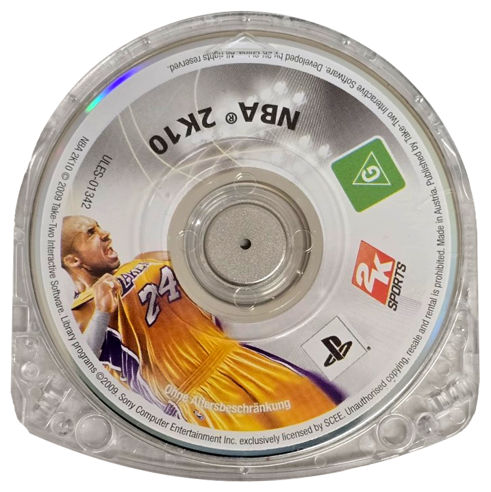 NBA 2K10 Sony PSP Game Disc Only (Preowned)