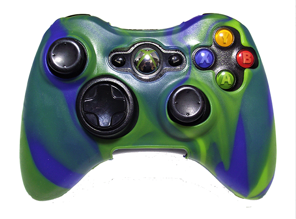 Silicone Cover For XBOX 360 Controller Case Skin Cool Designs Extra Grip Camo