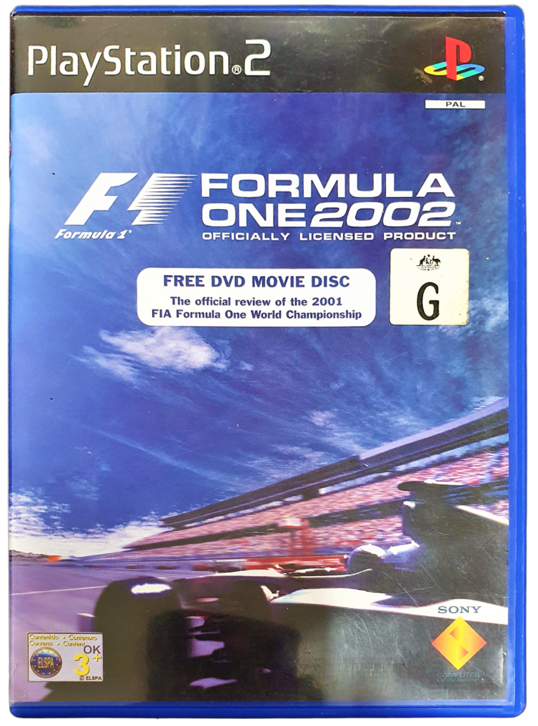 F1 Formula One 2002 PS2 PAL Inc. Bonus Disc *No Manual* (Pre-Owned)