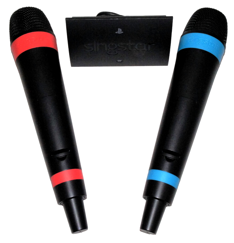 Singstar Wireless Microphones PS2/3 Boxed (Pre-Owned)