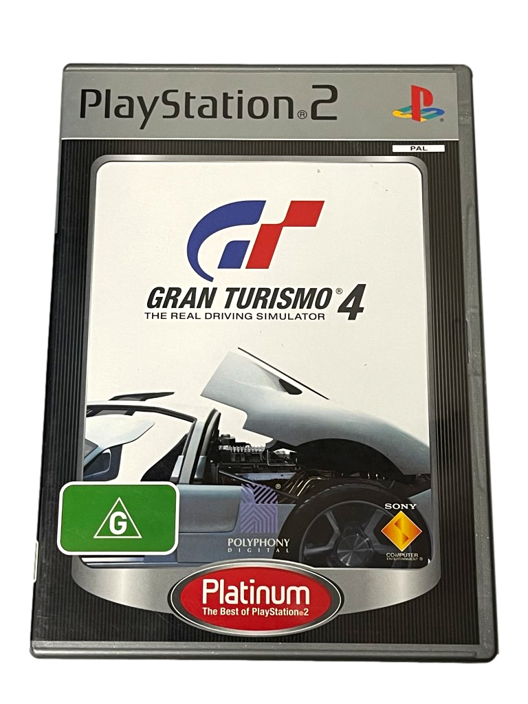 Gran Turismo 4 PS2 (Platinum) PAL *Complete* (Preowned)