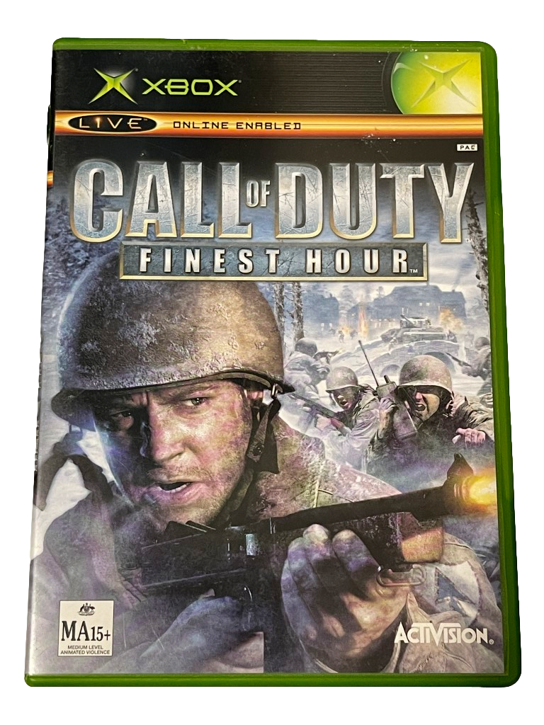 Call of Duty Finest Hour XBOX Original PAL *Complete* (Preowned)