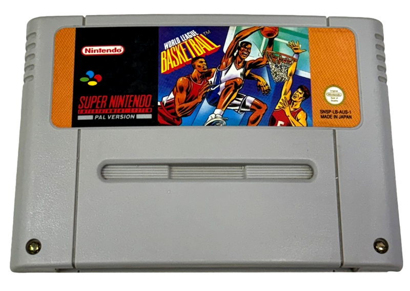 World League Basketball Super Nintendo SNES PAL
