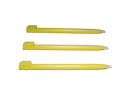 3 x Yellow Touch Screen Stylus Nintendo DS Lite