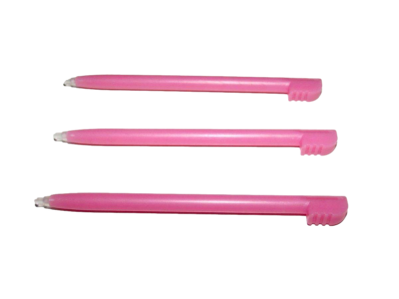 3 x Pink Touch Screen Stylus Nintendo DS Lite