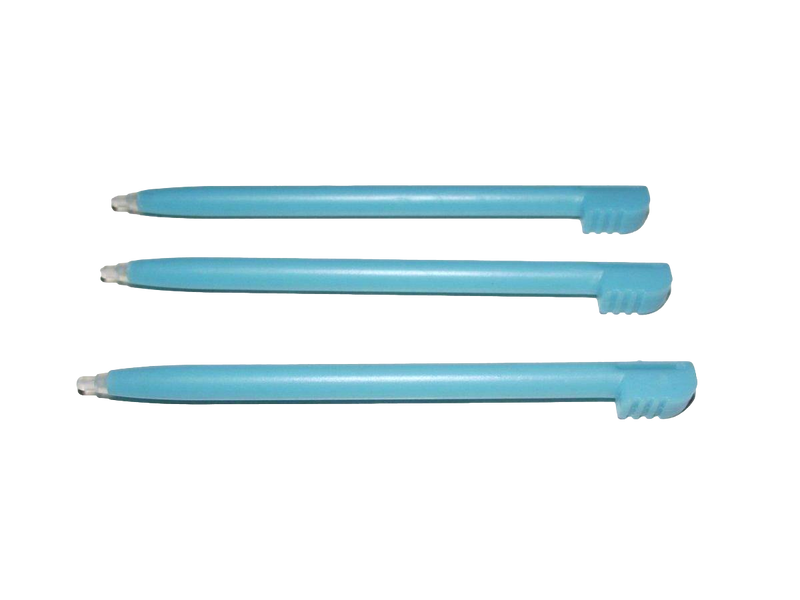 3 x Light Blue Touch Screen Stylus Nintendo DS Lite