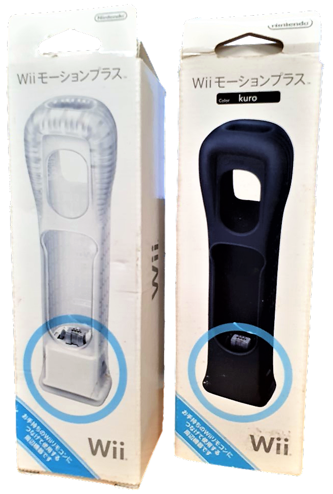 Genuine Nintendo Wii Motion Plus Adapter and Silicone Ex Japanese Stock Boxed