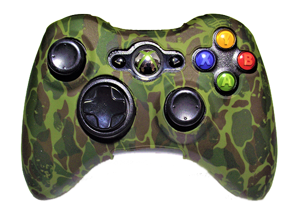 Silicone Cover For XBOX 360 Controller Case Skin Cool Designs Extra Grip Camo