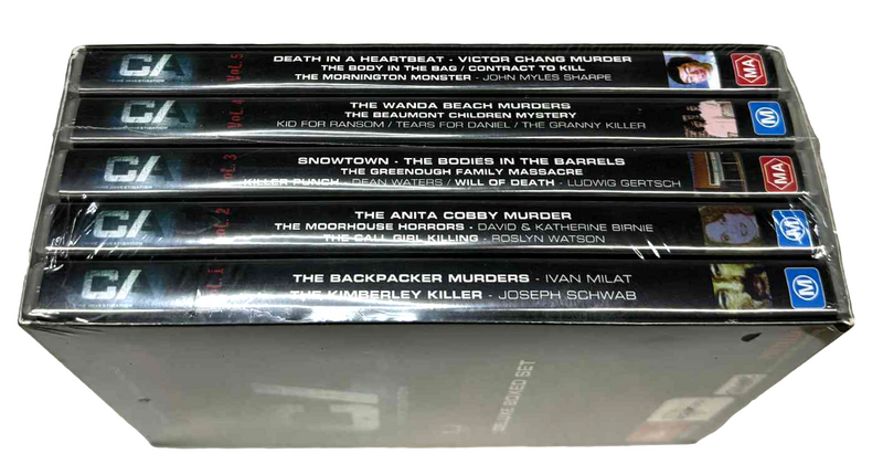 CIA Crime Investigation Australia DVD Volume 1-5 box set New and Sealed Region 41