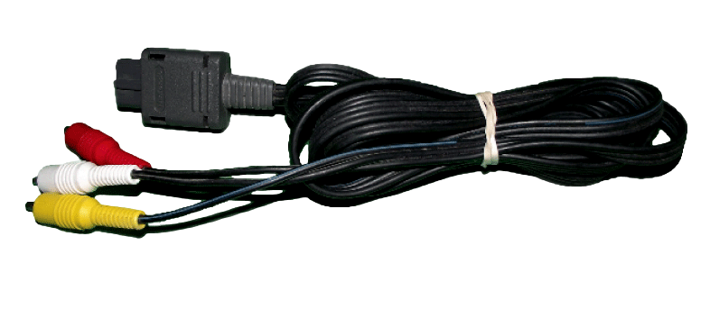 Nintendo SNES, N64 Gamecube AV Cord Cable Leads Replacement RCA Genuine OriginalN64 (Preowned)