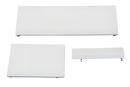 3pcs Door Slot Cover Lids Flap Replacement Parts for Wii Console Red Black White