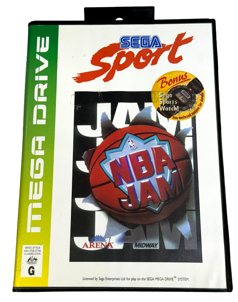 NBA Jam Sega Mega Drive PAL *Complete* (Sega Sports) (Preowned)