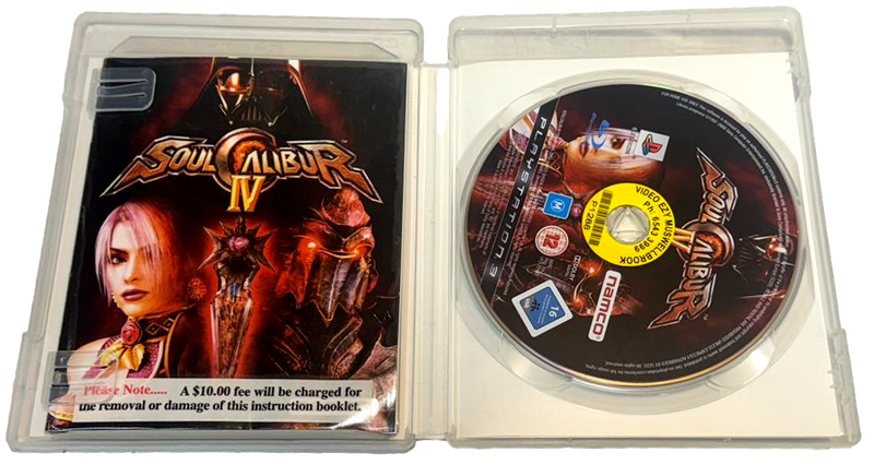 Soul Calibur IV PS3 PAL *Complete* Ex Rental (Pre-Owned)