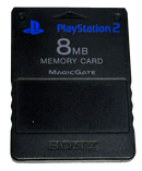 Black Fatboy PS2 Console + 2 x Dual Shock Controller PAL with HDMI Adapter (Pre-owned)