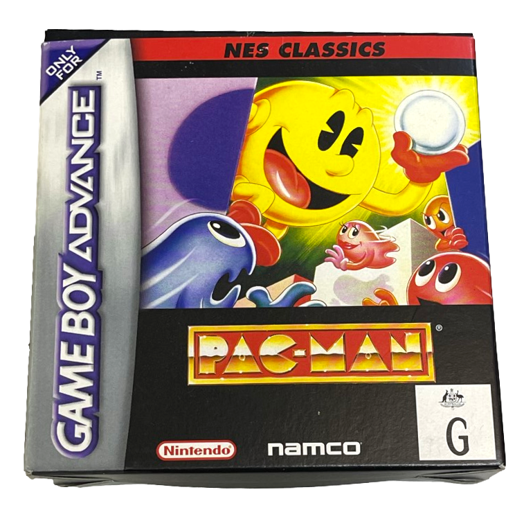 PAC-MAN NES Classic Nintendo Gameboy Advance GBA *Complete* Boxed (Preowned)