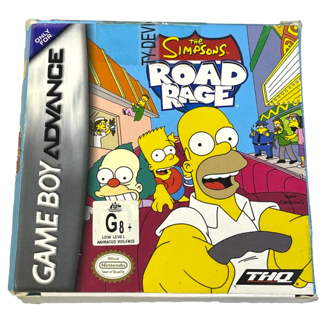 The Simpsons Road Rage Nintendo Gameboy Advance GBA *Complete* Boxed (Preowned)