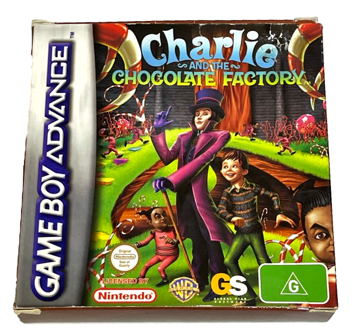Charlie and the Chocolate Factory Nintendo Gameboy Advance GBA Complete* Boxed (Preowned)