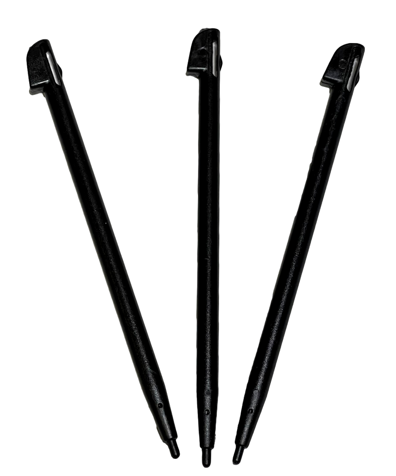 3 x Black Nintendo Wii U Touch Screen Stylus Nintendo