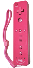 Genuine Nintendo Motionplus Wii Pink Controller Remote Wand RVL-003 Wii Motes (Preowned)